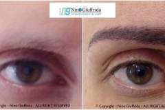 Trucco semipermanente sopracciglia uomo